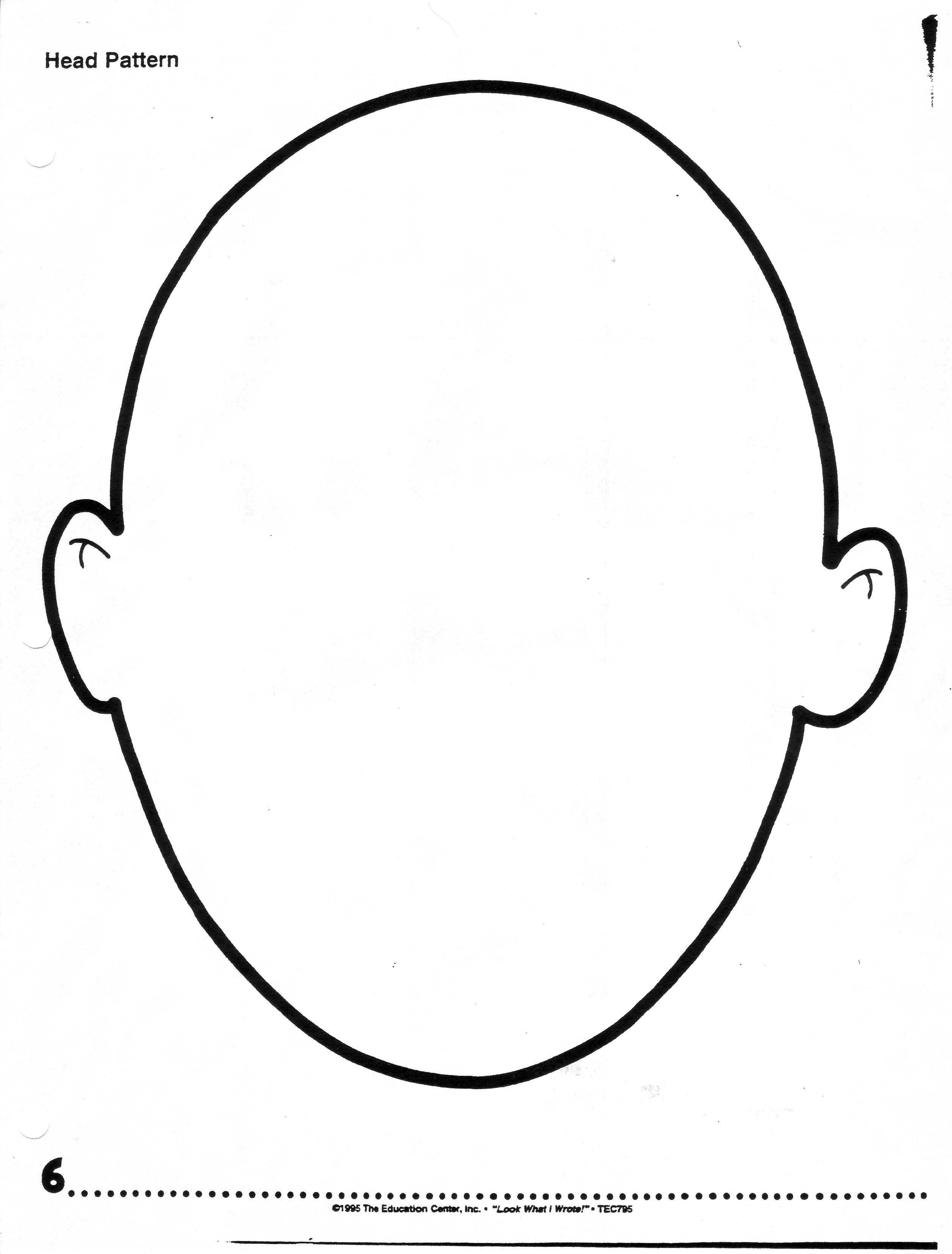 Free Face Outline Template, Download Free Face Outline Template png