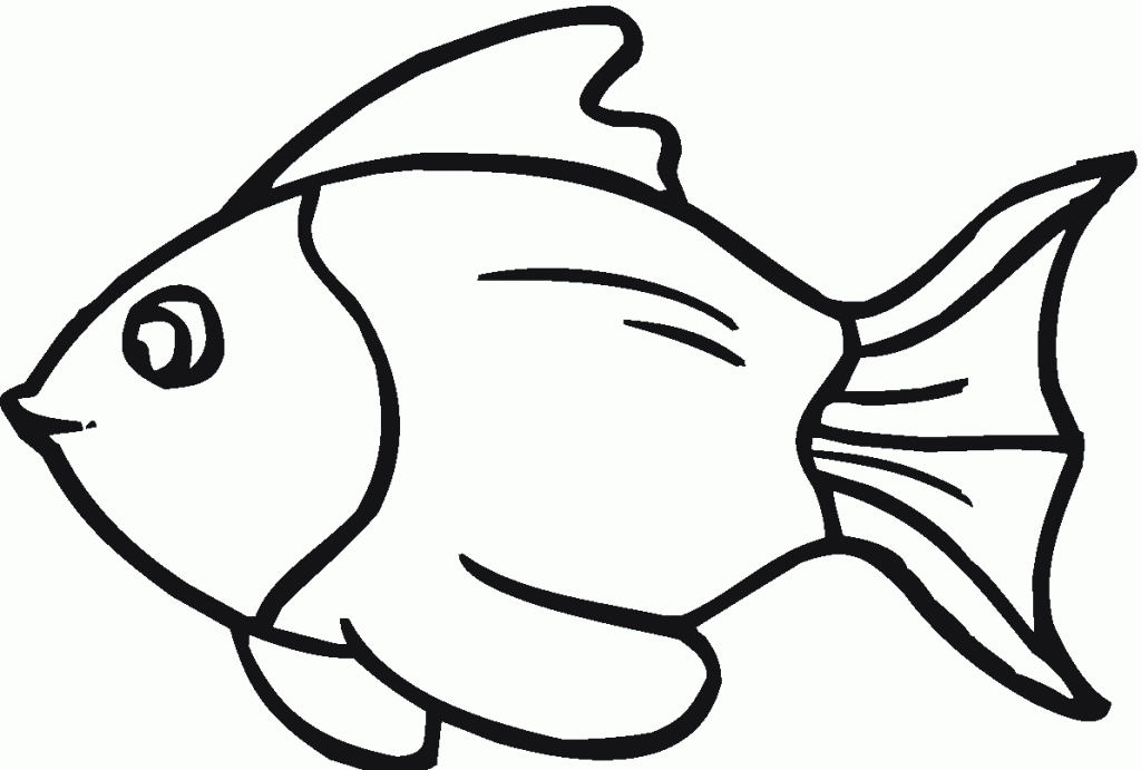 Fish Clip Art Outline