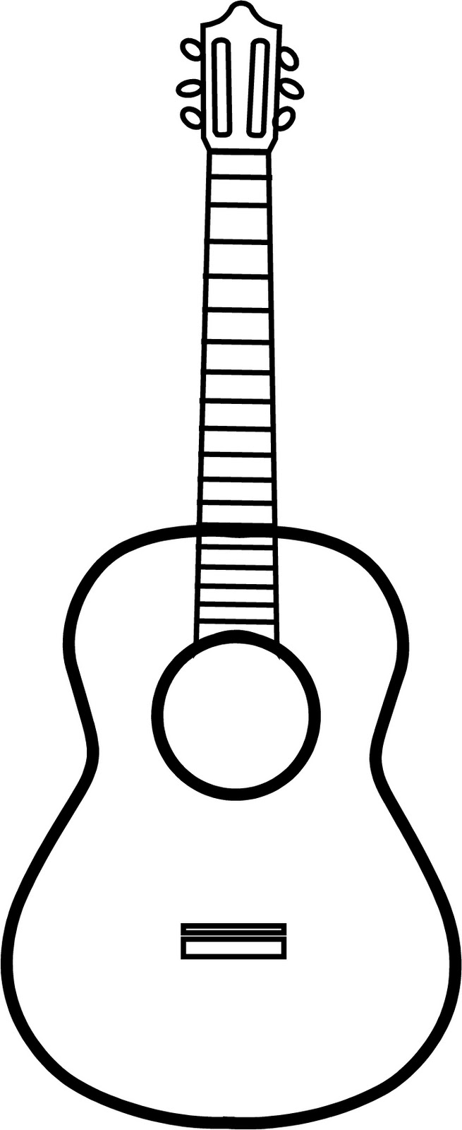 Free Big Guitar Outline Drawing Download Free Big Guitar Outline Drawing Png Images Free Cliparts On Clipart Library