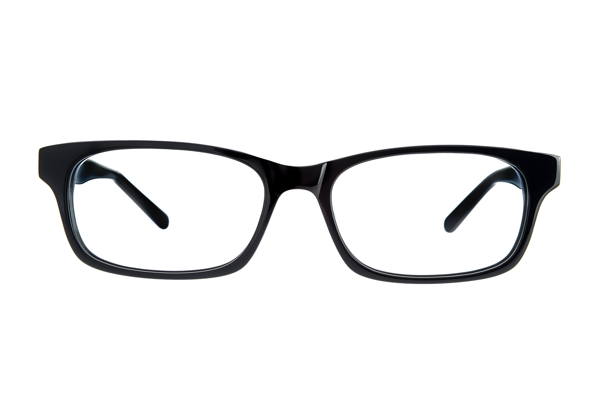 Black Frame Glasses Png