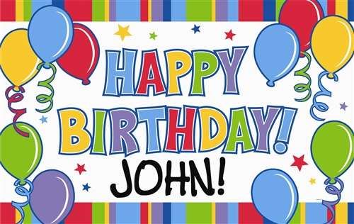 Birthday Sign Template from clipart-library.com