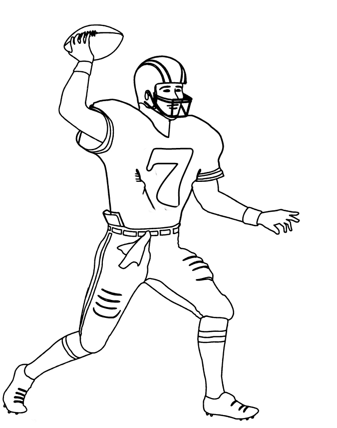 Featured image of post Football Drawing Easy Player