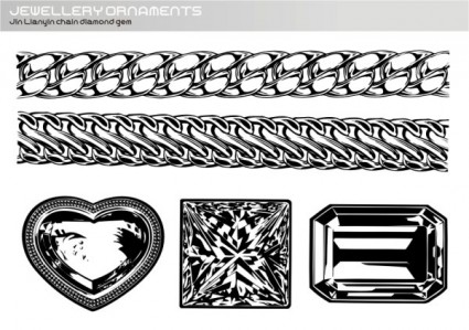 Silver Chains Vector Collection Free vector in Adobe Illustrator 