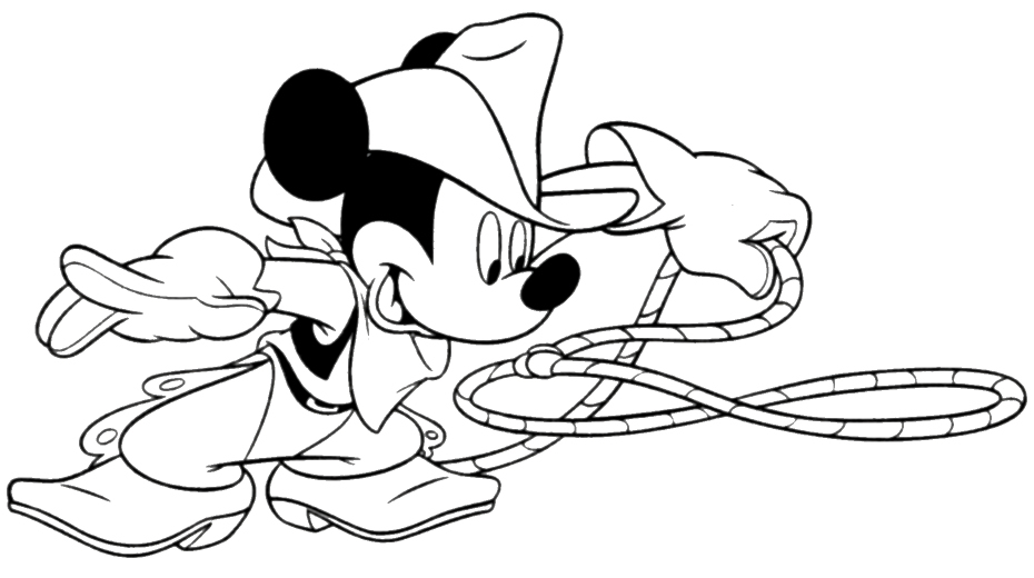 Mickey Mouse  Printable Disney Cartoon Coloring Book Pages