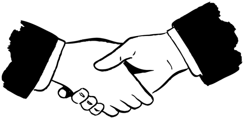 Shaking Hands Vector - Clipart library