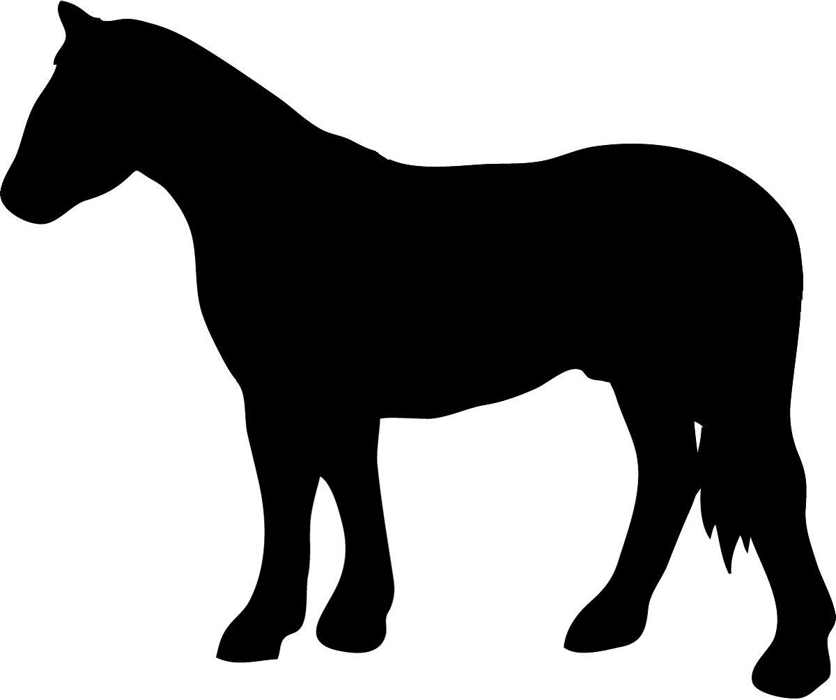 Horse Clip Art Silhouette 