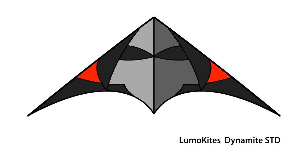 Lumo Kites - Dynamite 3PT STD - Competition kites - Stunt kites 