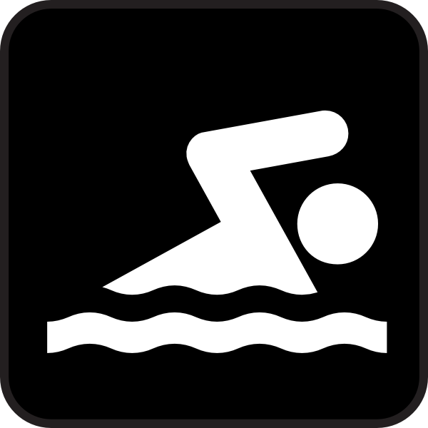 Kid Swimming Clipart Black And White | Clipart library - Free 