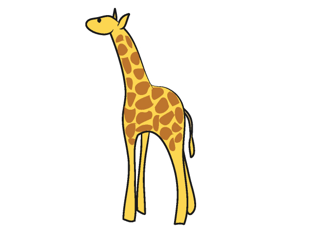 Clip Art Giraffes - Clipart library