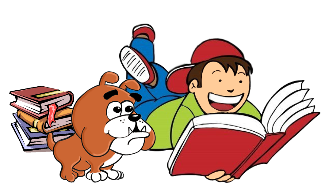 free clipart dog reading - photo #24