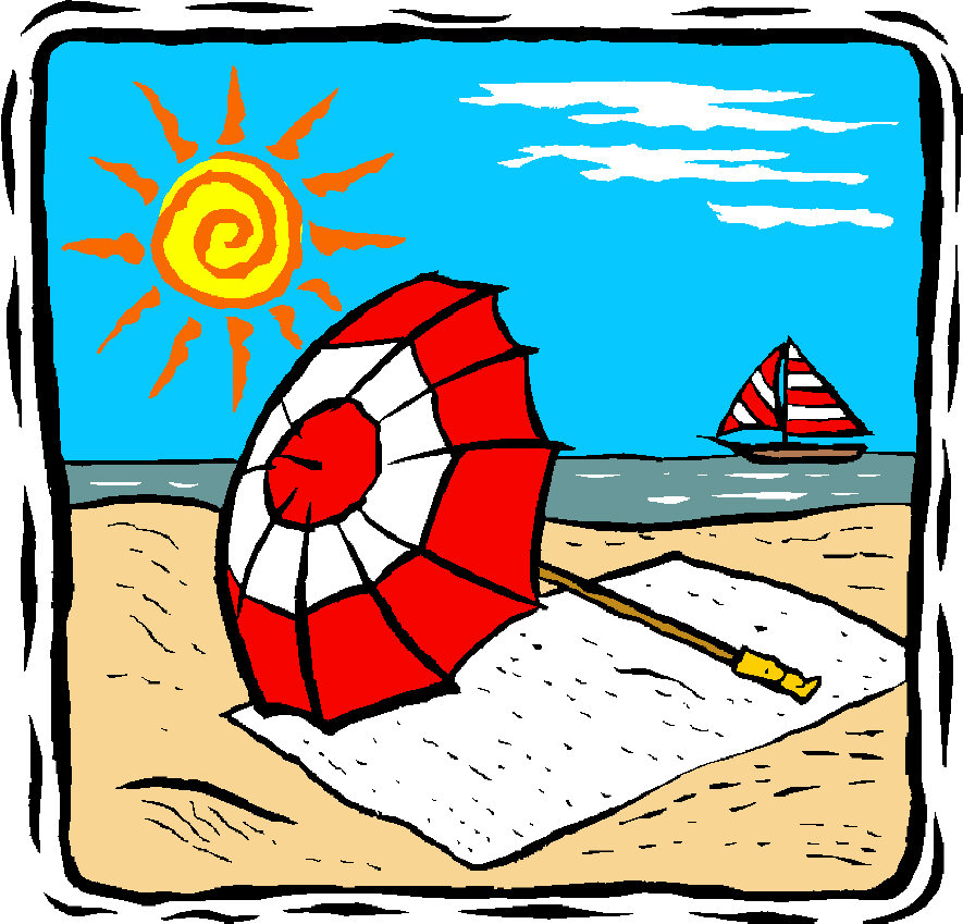 Pix For  Sunny Beach Clipart