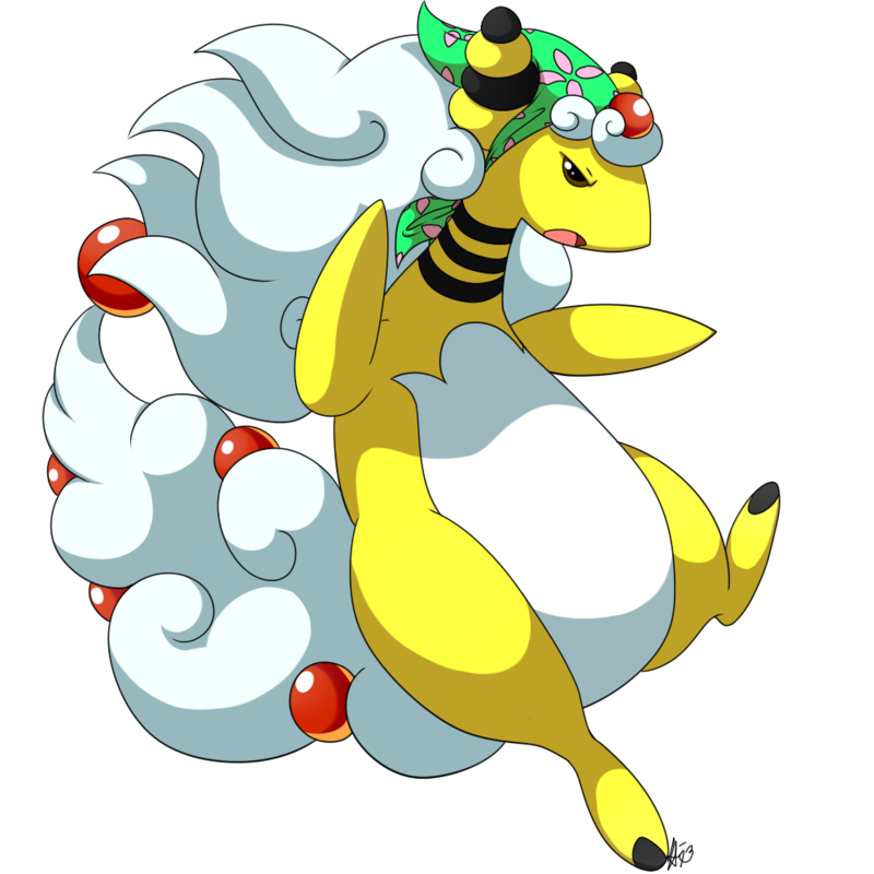 MegaAmpharos, my dragon-sheep baby. by Togekisser on Clipart library