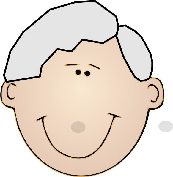 Grandpa Face clip art - vector clip art online, royalty free 
