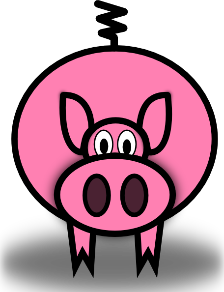 Pix For  Funny Pig Clipart