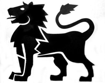 Popular items for lion silhouette on Etsy