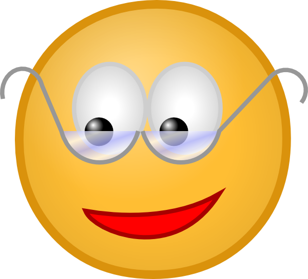 Smiley With Glasses clip art Free Vector - Clipart library - Clipart library