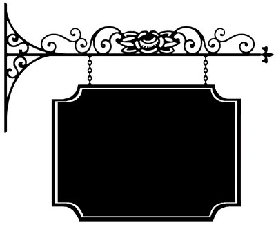 Vinyl hanging sign | images and clip art | Clipart library
