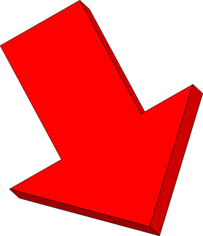 Red Down Arrow - Clipart library