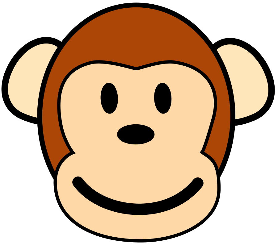 Happy Monkey Clipart