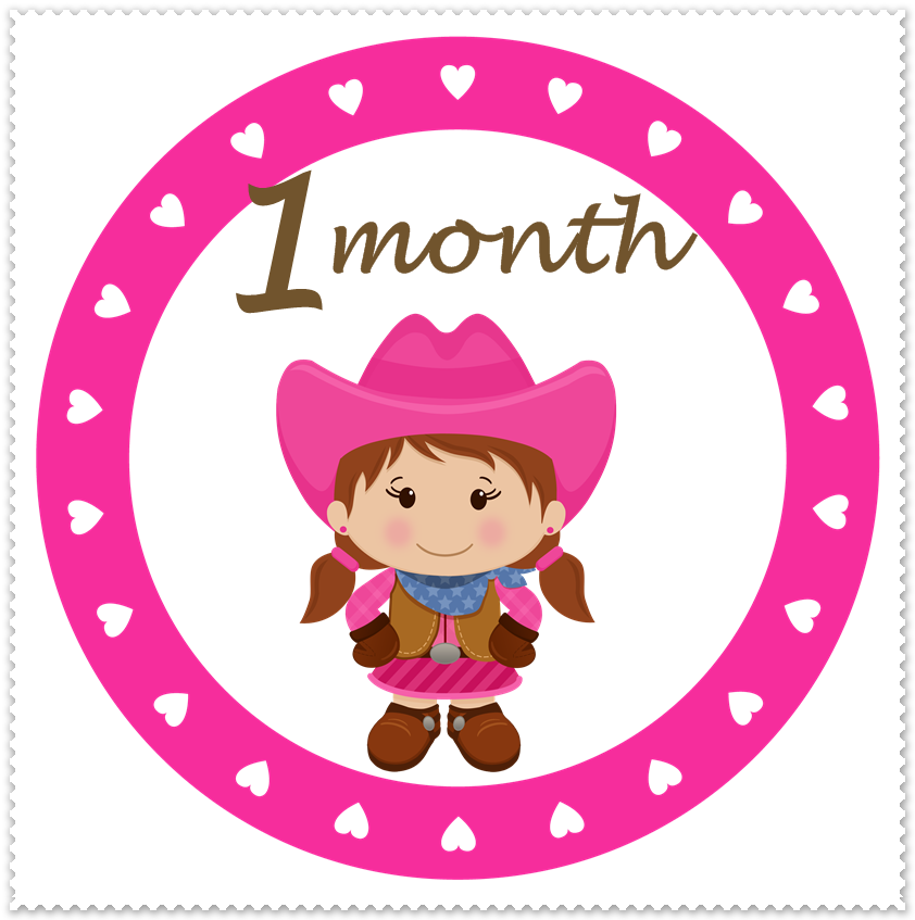 Monthly Onsie Birthday Growth Stickers
