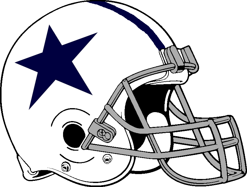 Cowboys Helmet 1960-1963 by Chenglor55 on Clipart library