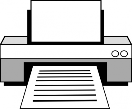 Computer Clip Art Black And White - Clipart library