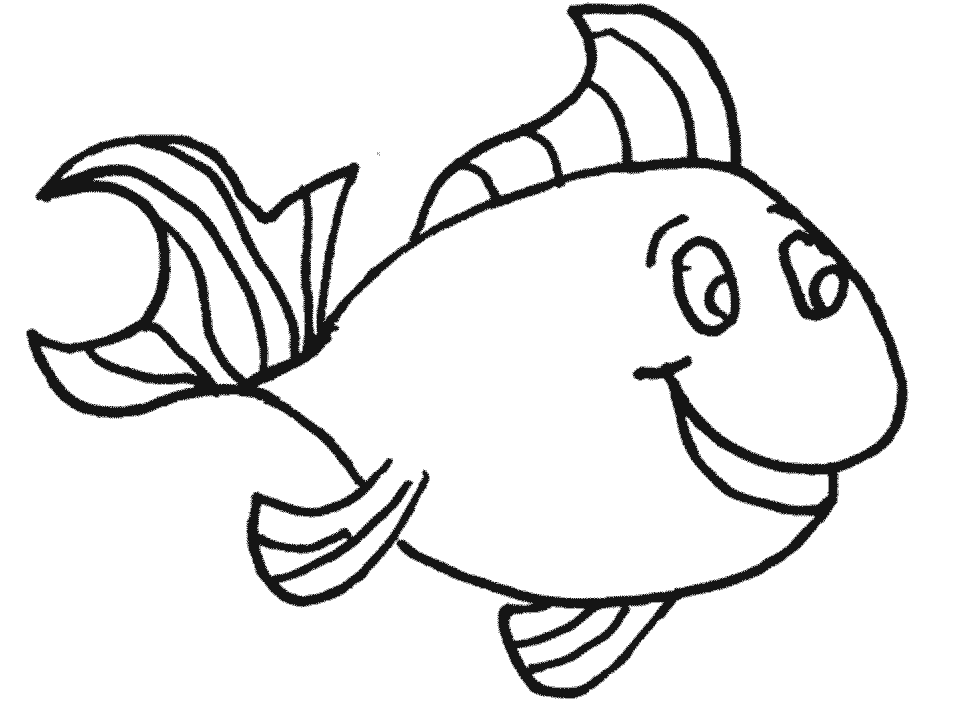 blank fish coloring page : Printable Coloring Sheet ~ Anbu 