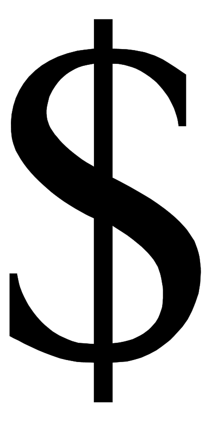 Dollar Sign Clipart Black And White | Clipart library - Free Clipart 