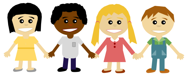 Kids Holding Hands Clipart | Clipart library - Free Clipart Images