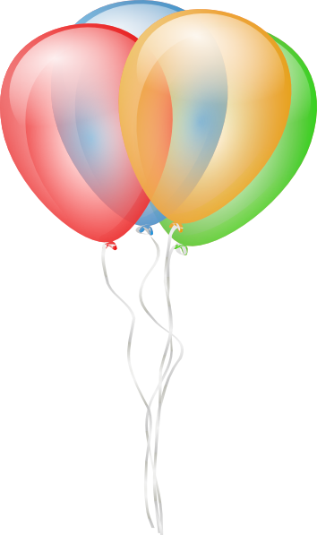 Balloons 2 clip art - vector clip art online, royalty free 