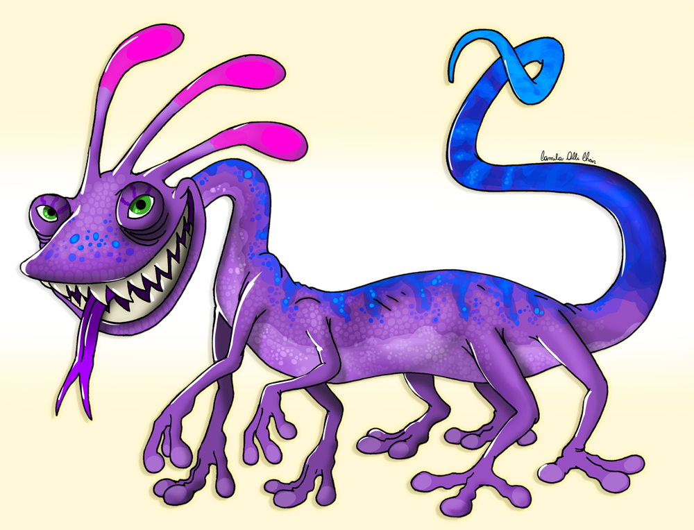 purple lizard clipart png - Clip Art Library
