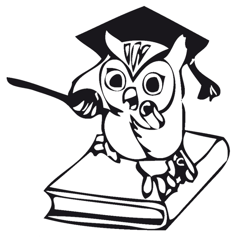 Owl Coloring Pages Kids Printable Mewarnai Clip Art Library Book