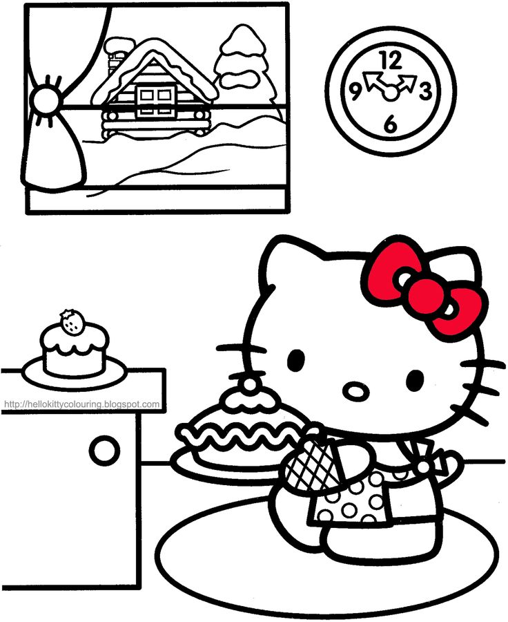 Pin by Dominique Vincenzi Lummus on Hello Kitty Colouring Pages | Pin�
