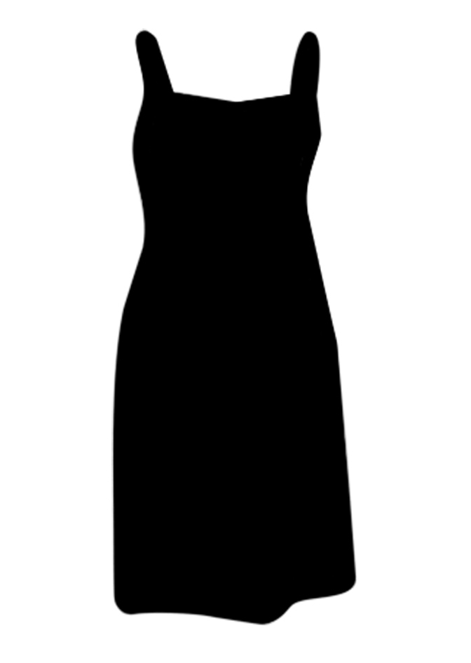 black dress clipart - photo #31