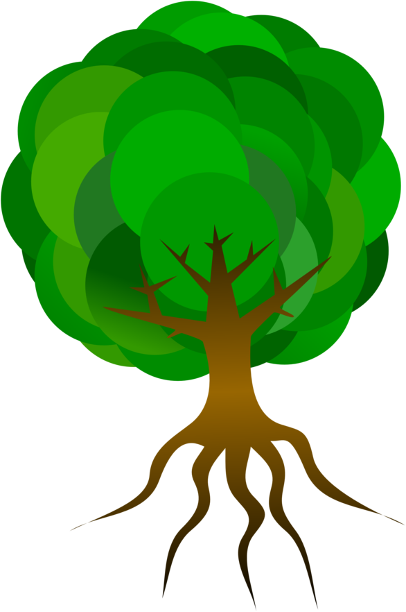 Cartoon Tree Roots