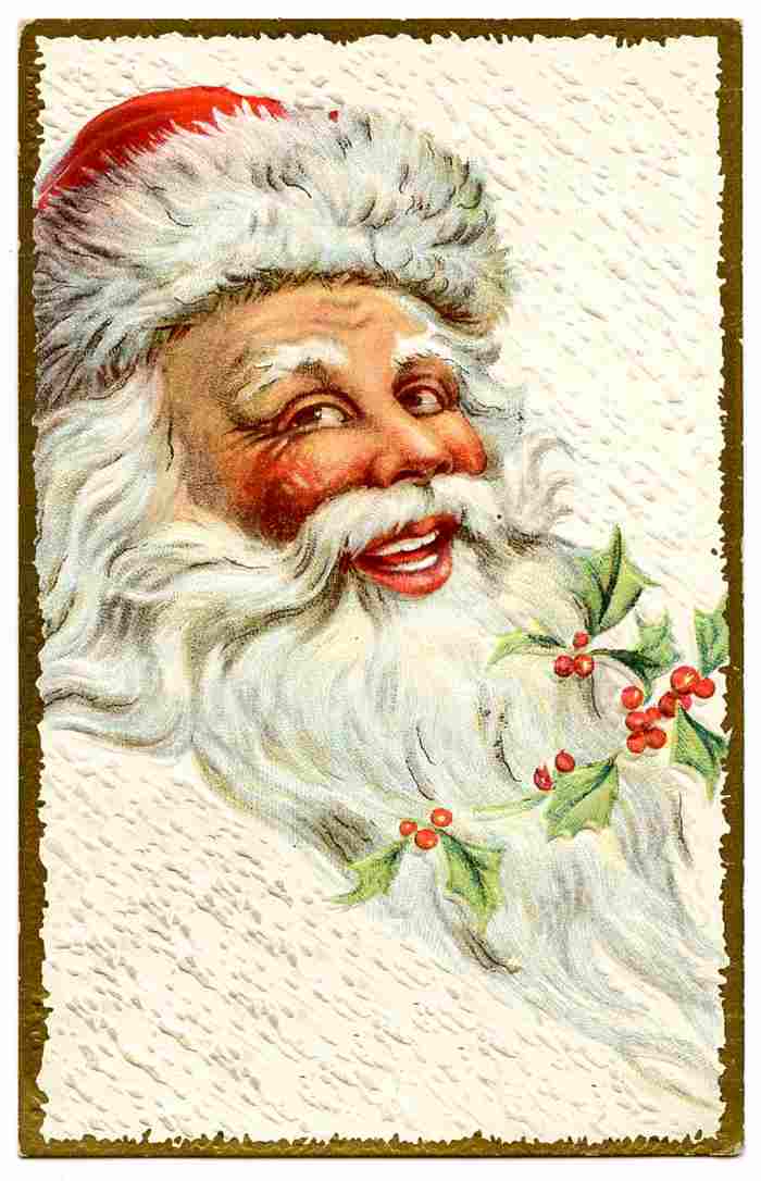 Vintage Christmas Cards Clipart | Free Reference Images