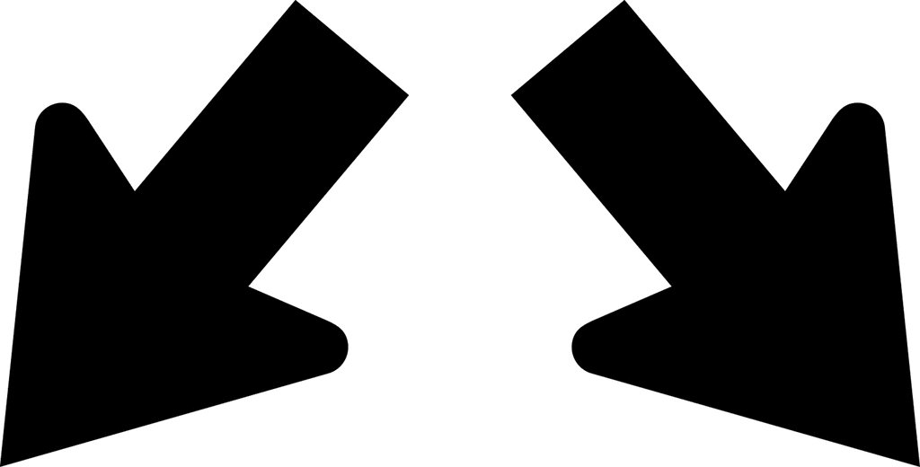 Double Arrow, Silhouette | ClipArt ETC