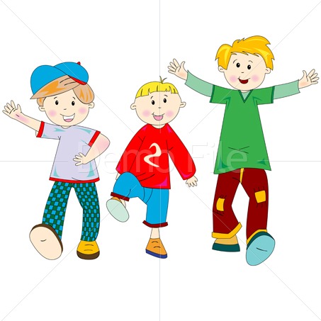 Happy Children Cartoon | Royalty-Free Illustrations | StockFuel