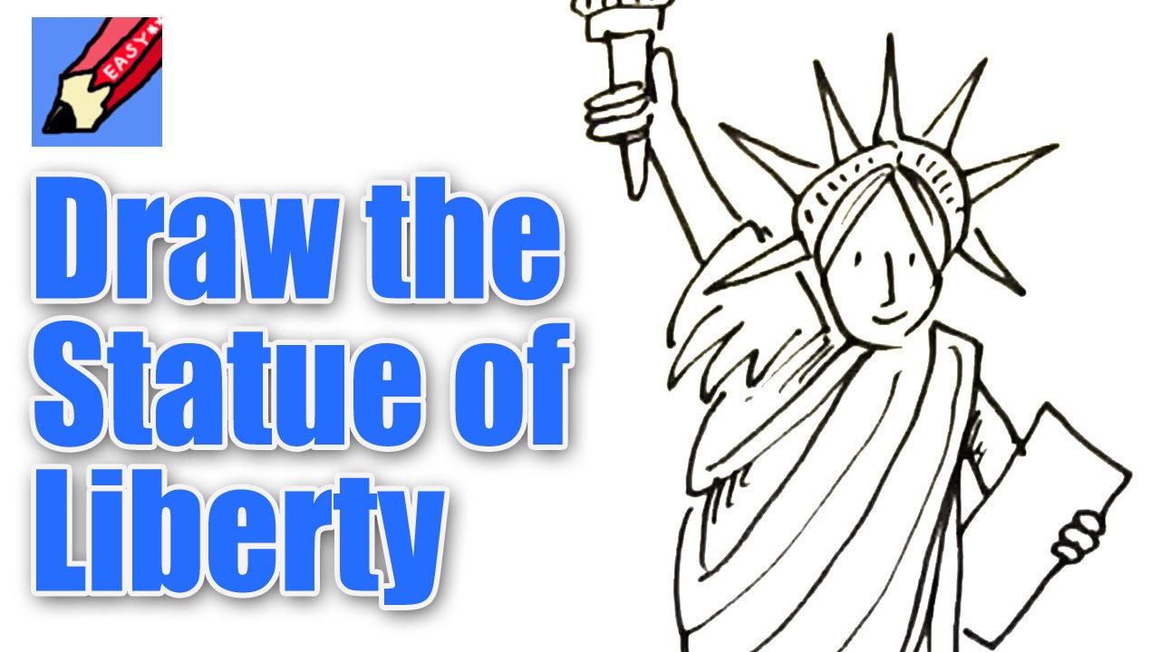 Free Statue Of Liberty Drawing Download Free Clip Art