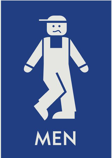 Men Bathroom Sign - Unique Home Designs