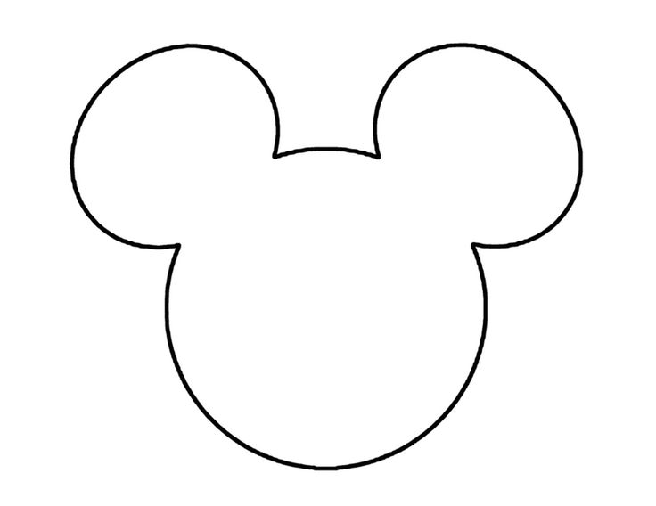 Mickey Mouse Ears Head Outline | Disneyland!!! | Clipart library