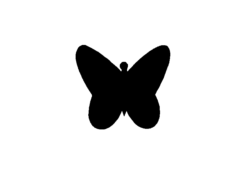 Silhouette Butterfly No.3 on Luulla