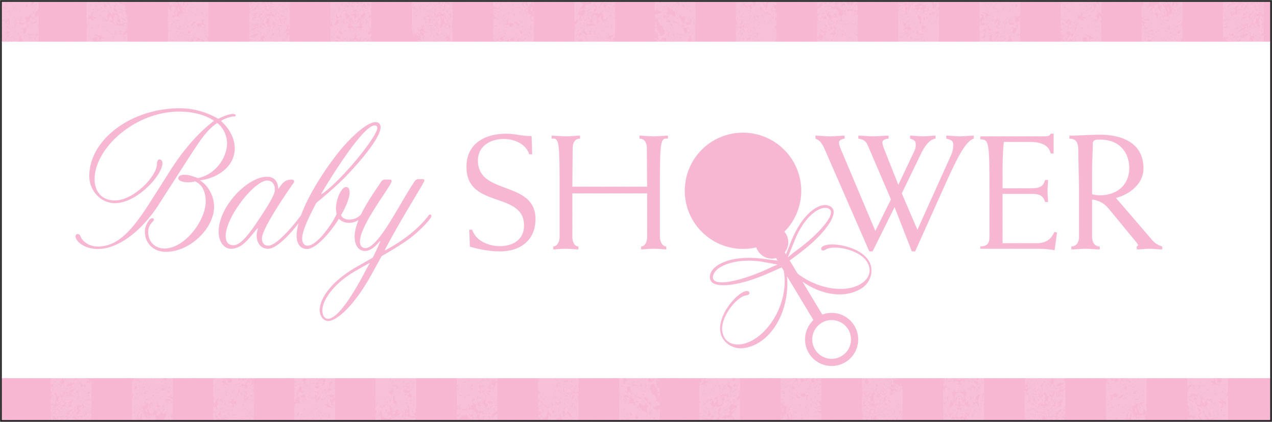 free baby shower banner clipart - photo #42