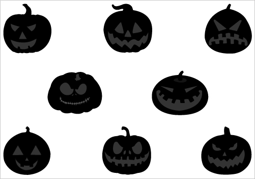 Halloween Pumpkin Silhouette Vector GraphicsSilhouette Clip Art