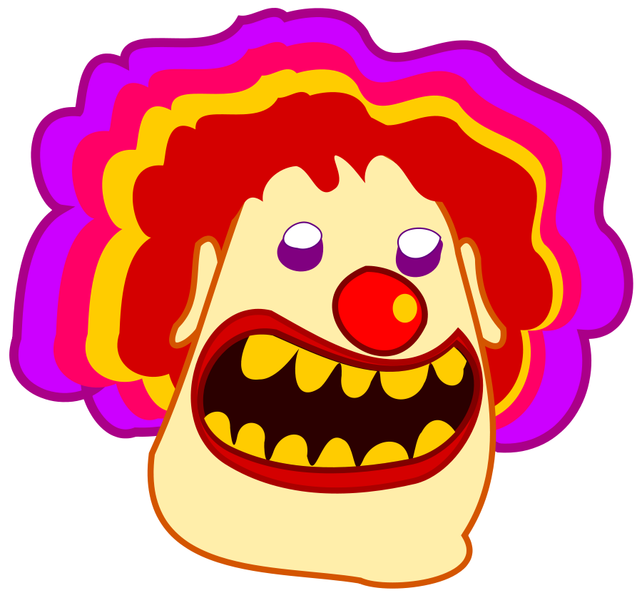 Clown Val Clipart, vector clip art online, royalty free design 