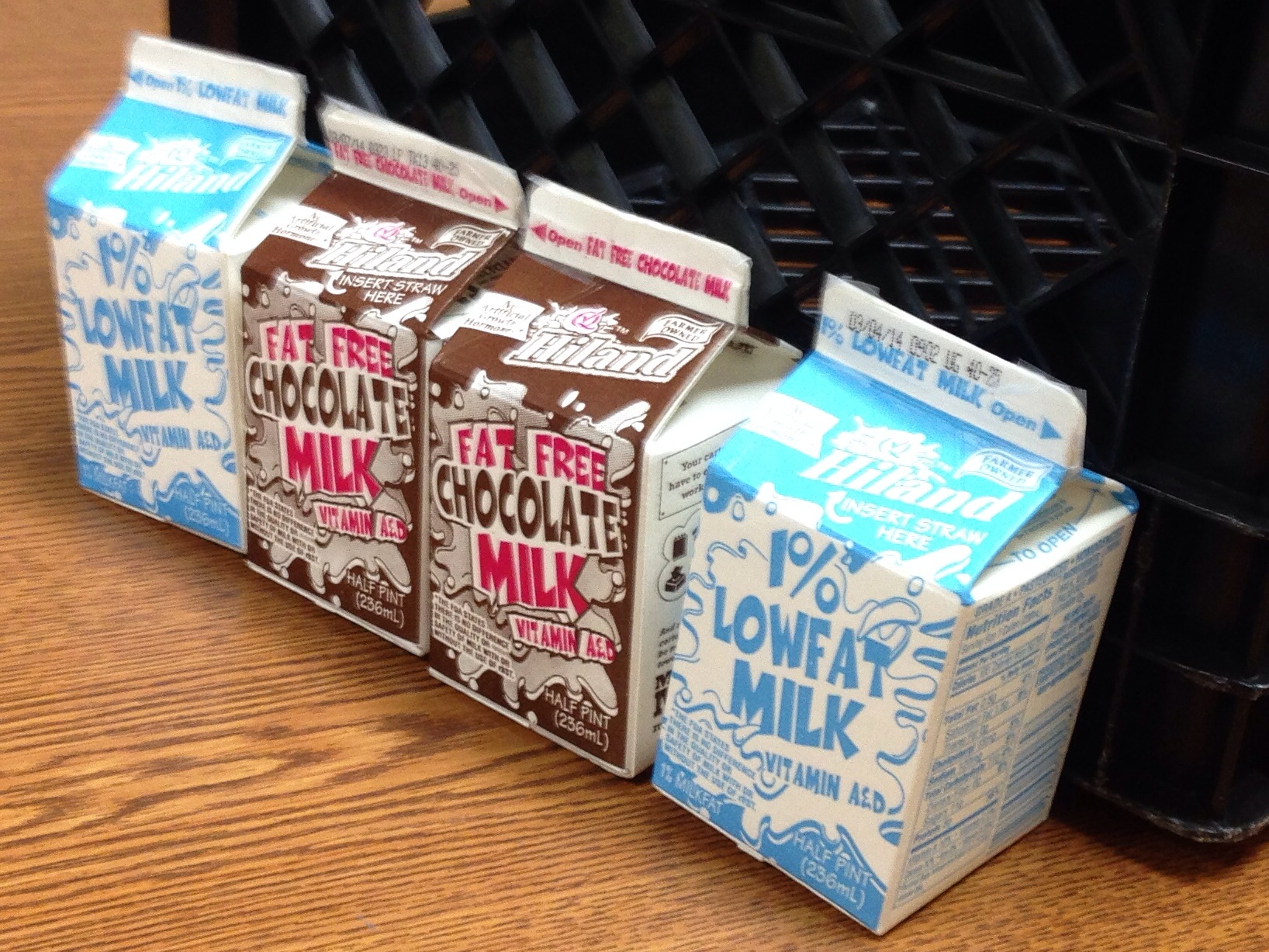 school white milk carton