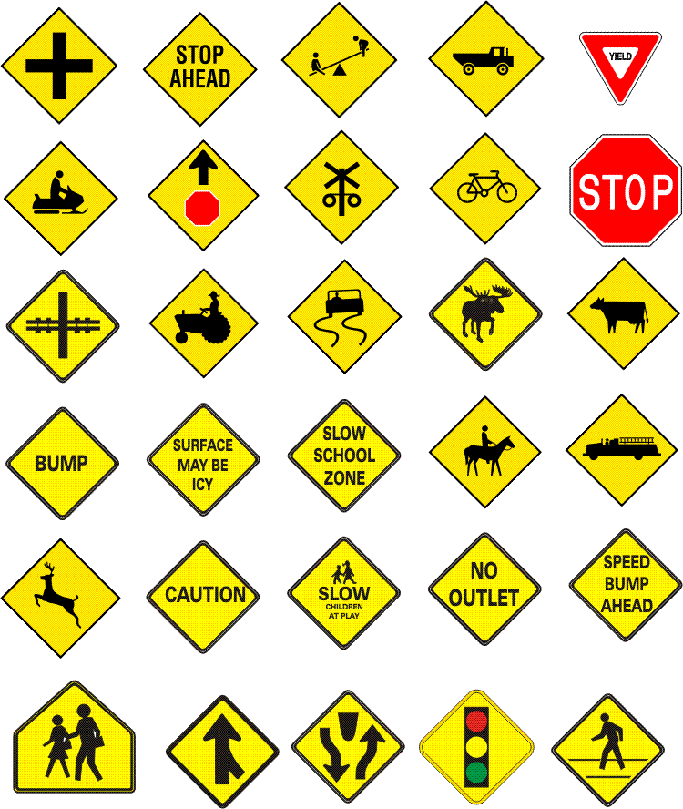 Nc Road Signs Chart