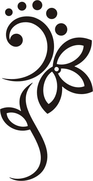 Tribal Flowers - Clipart library