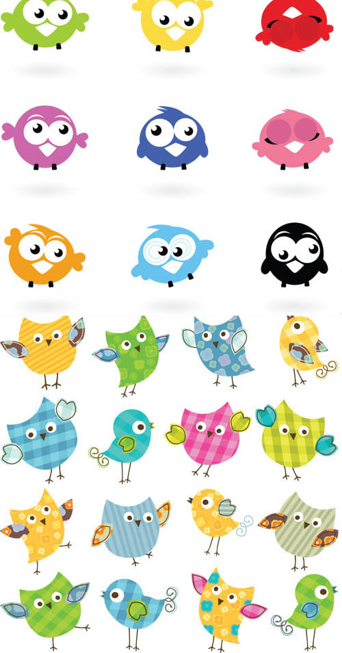 Free Cute Cartoon Birds, Download Free Cute Cartoon Birds png images
