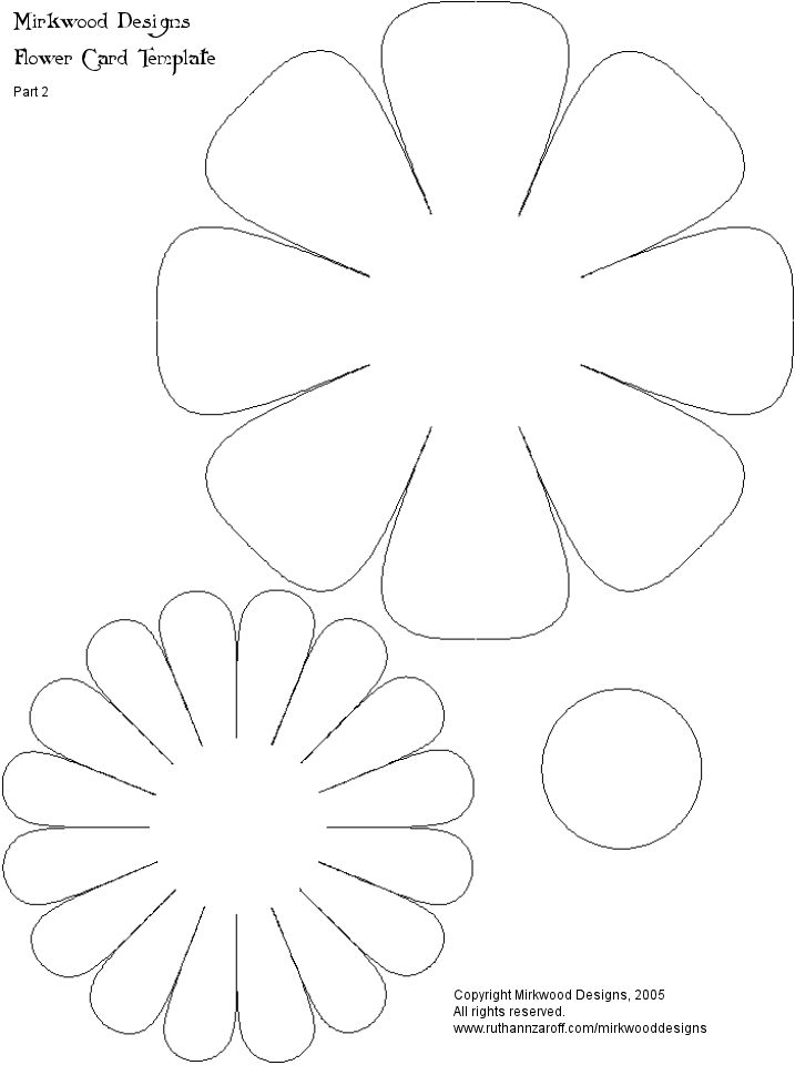 Mirkwood Designs - Flower Card